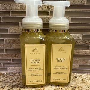 White Barn Kitchen Lemon Foaming Hand Soap - Fresh Yellow